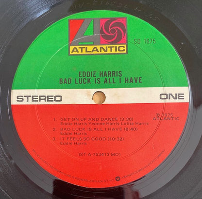 Eddie Harris : Bad Luck Is All I Have (LP, Album, Mon)