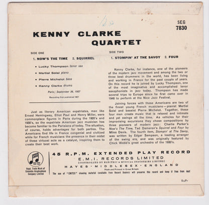 Kenny Clarke Quartet : Relax (7", EP)