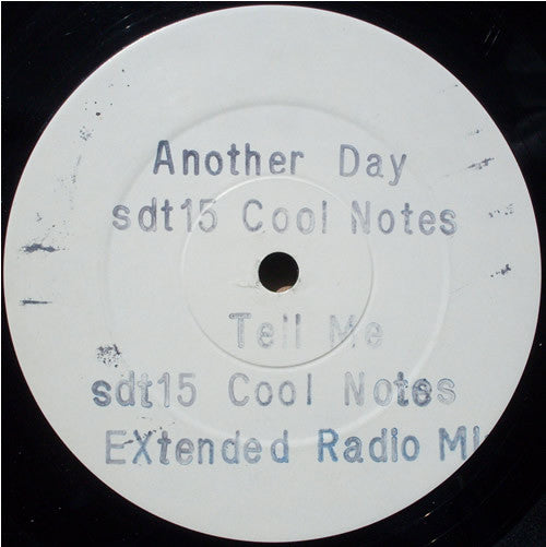 The Cool Notes : Tell Me (12", Single, W/Lbl, Sta)