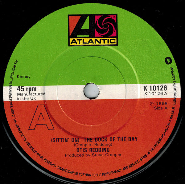 Otis Redding : (Sittin' On) The Dock Of The Bay (7", Single, RE, Sol)