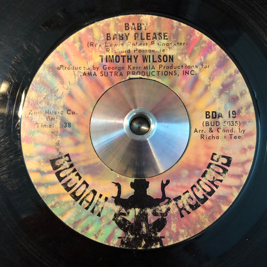 Timothy Wilson : Baby Baby Please / Got To Find A New Love (7", Single)