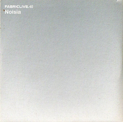 Noisia : FabricLive.40 (CD, Mixed, Promo)
