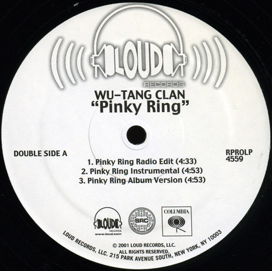 Wu-Tang Clan : Pinky Ring (12", Promo)