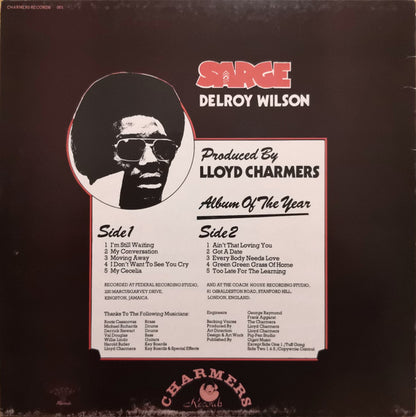 Delroy Wilson : Sarge (LP, Album)