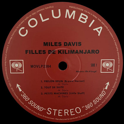Miles Davis : Filles De Kilimanjaro (LP, Album, RE)
