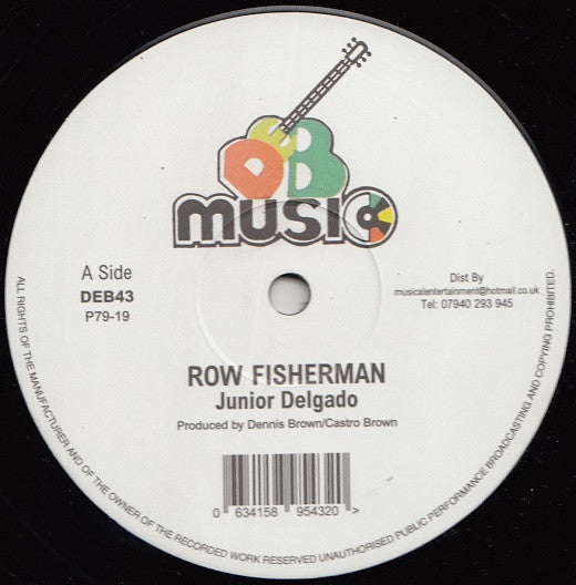 Junior Delgado : Row Fisherman / Raiders (12")