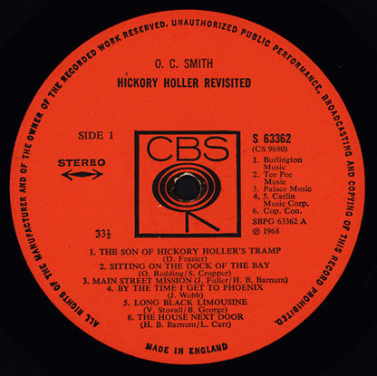 O. C. Smith* : Hickory Holler Revisited (LP, Album)