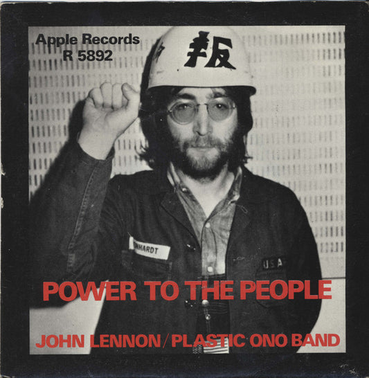 John Lennon / The Plastic Ono Band : Power To The People (7", Single, RE, Sol)