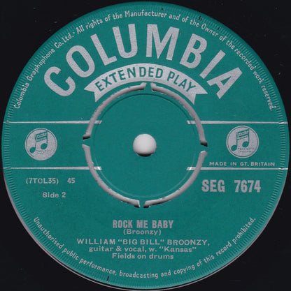 Big Bill Broonzy : Big Bill Broonzy Sings The Blues (7", EP)