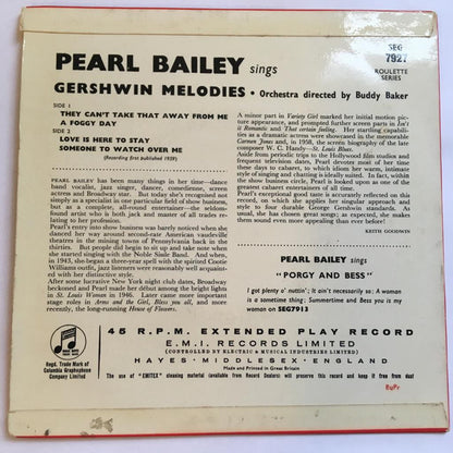 Pearl Bailey : Pearl Bailey Sings Gershwin Melodies (7", EP)