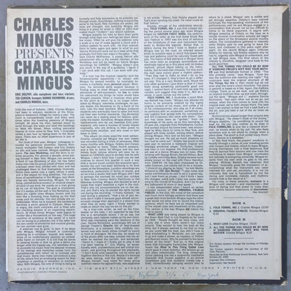 Charles Mingus : Presents Charles Mingus (LP, Album, Mono)