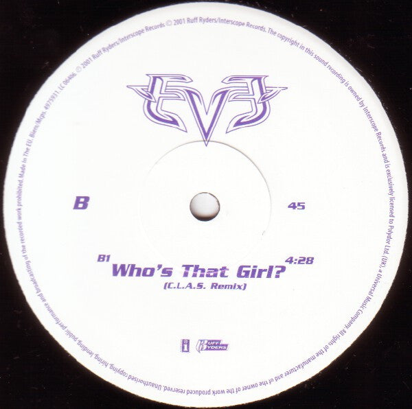 Eve (2) Featuring Gwen Stefani : Let Me Blow Ya Mind (12", Single)