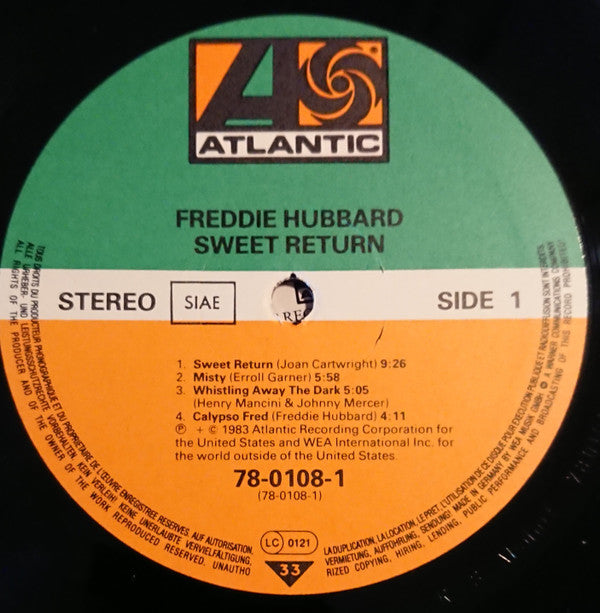 Freddie Hubbard : Sweet Return (LP, Album)