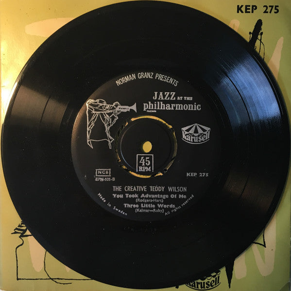 Teddy Wilson : The Creative Teddy Wilson (7", EP)