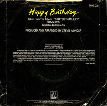 Stevie Wonder : Happy Birthday (7", Single, Kno)