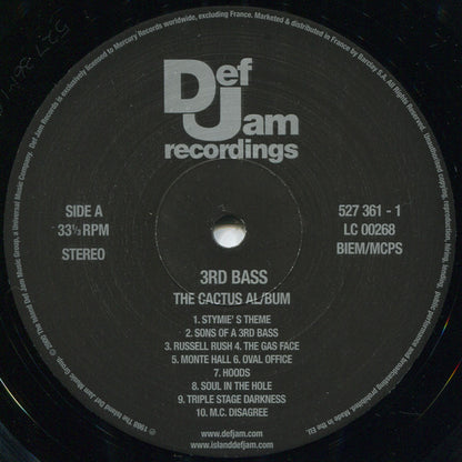 3rd Bass : The Cactus Al/Bum (The Cactus Album) (LP, Album, Ltd, Num, RE, RM)
