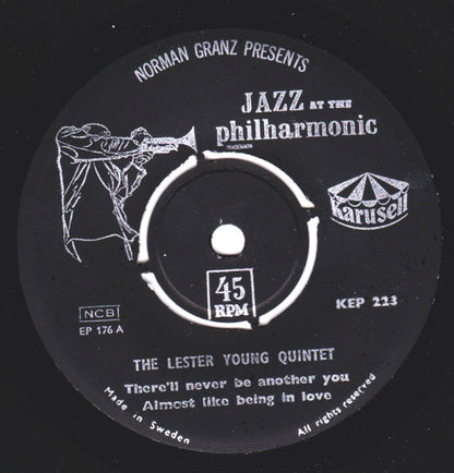 Lester Young Quintet : There'll Never Be Another You (7", EP)