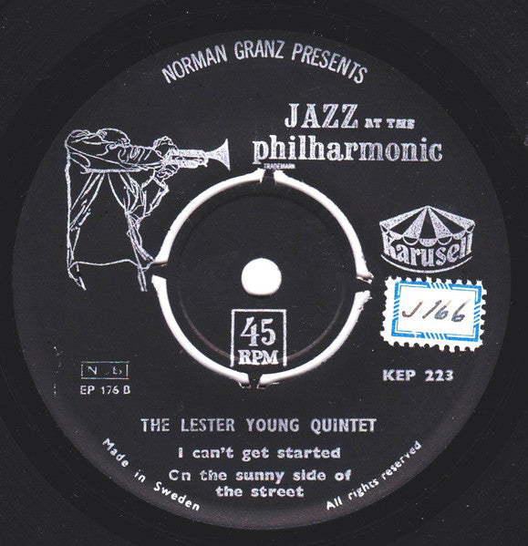 Lester Young Quintet : There'll Never Be Another You (7", EP)