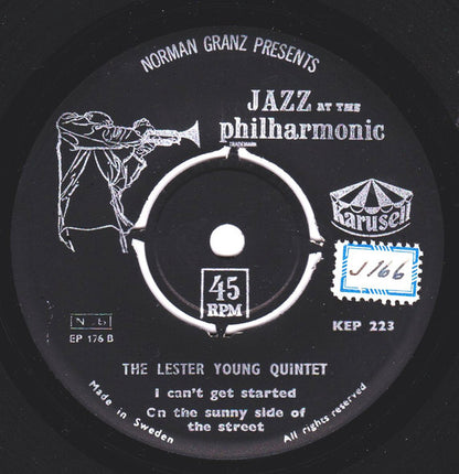 Lester Young Quintet : There'll Never Be Another You (7", EP)
