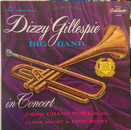 Dizzy Gillespie Big Band : In Concert (LP, Album, RE)