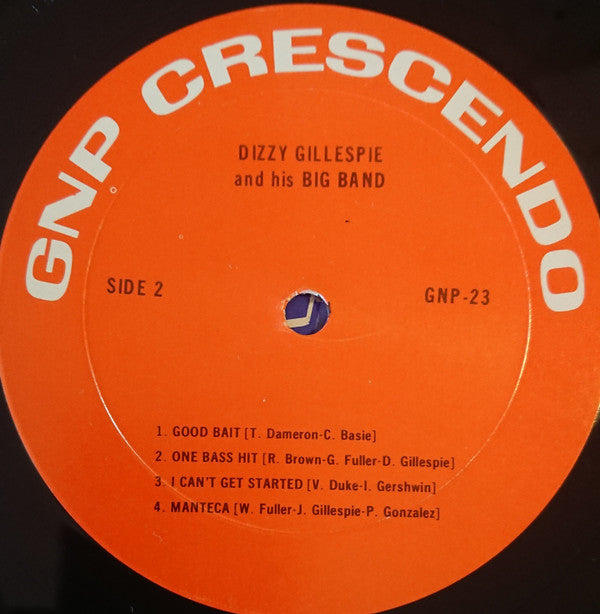 Dizzy Gillespie Big Band : In Concert (LP, Album, RE)