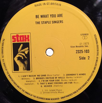 The Staple Singers : Be What You Are (LP, Album)