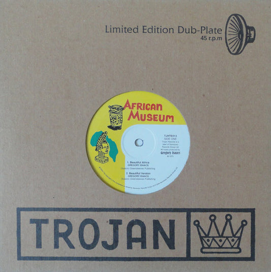 Gregory Isaacs : African Woman / Beautiful Africa (10", Ltd)