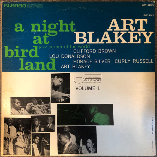 Art Blakey Quintet : A Night At Birdland (Volume 1) (LP, Album, RE, Div)