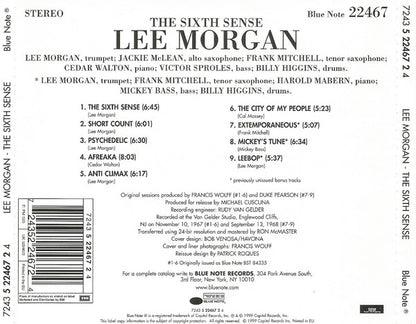 Lee Morgan : The Sixth Sense (CD, Album, RE)