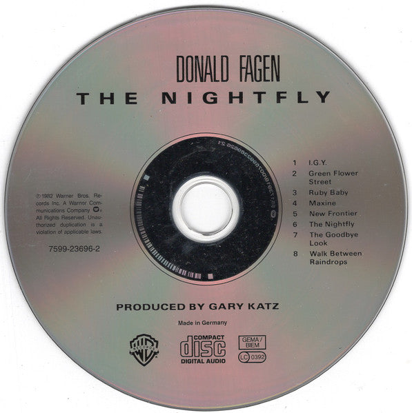 Donald Fagen : The Nightfly (CD, Album, RE, Arv)