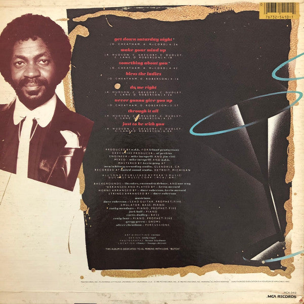 Oliver Cheatham : Saturday Night (LP, Album, Glo)