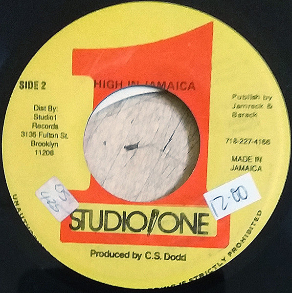 Rosco Gordon / Lily White : A Night In Jamaica / High In Jamaica  (7")