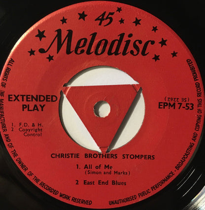 Christie Brothers Stompers : The Christie Brothers Stompers (7", EP)