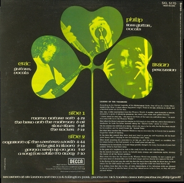 Thin Lizzy : Vagabonds Of The Western World (LP, Album)