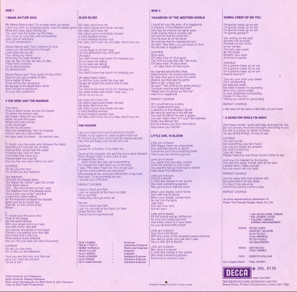 Thin Lizzy : Vagabonds Of The Western World (LP, Album)