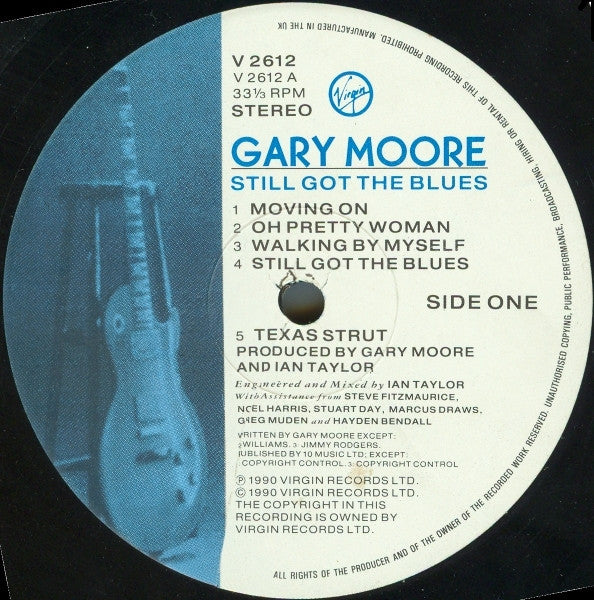 Gary Moore : Still Got The Blues (LP, Album)