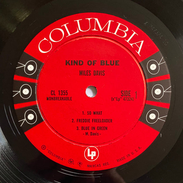 Miles Davis : Kind Of Blue (LP, Album, Mono, M/Print, Dee)