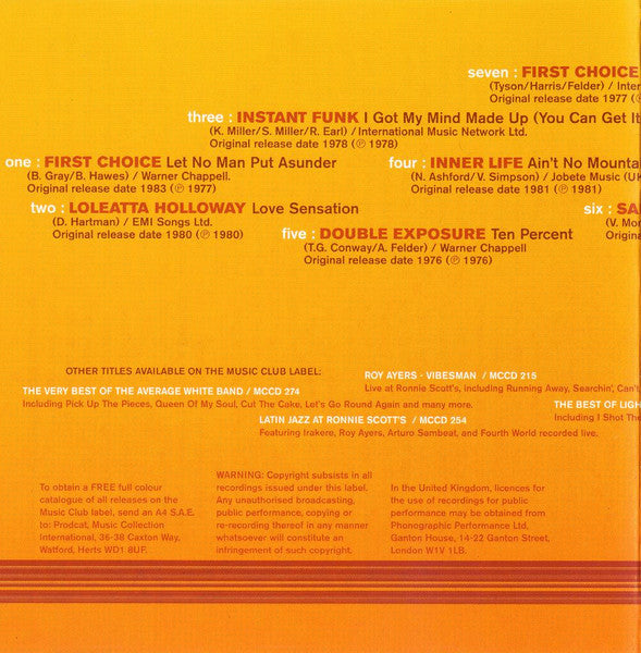 Various : 110% Salsoul (The Best Of Salsoul Records) (CD, Comp)