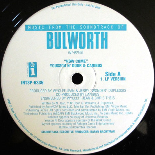 Youssou N'Dour & Canibus : How Come (12", Promo)