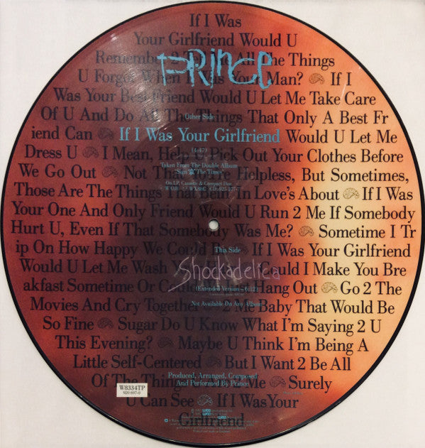 Prince : If I Was Your Girlfriend (12", Single, Ltd, Pic)