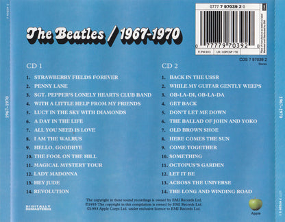 The Beatles : 1967-1970 (2xCD, Comp, RE, RM, Fat)