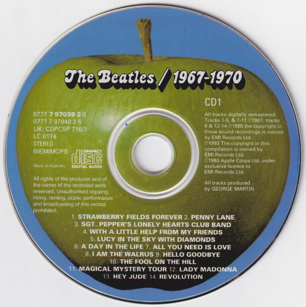 The Beatles : 1967-1970 (2xCD, Comp, RE, RM, Fat)