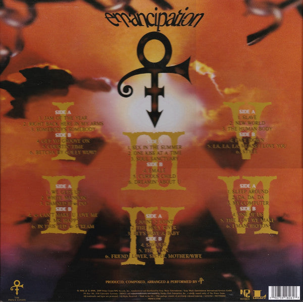 The Artist (Formerly Known As Prince) : Emancipation (6xLP, Album, Ltd, RE, Pur)