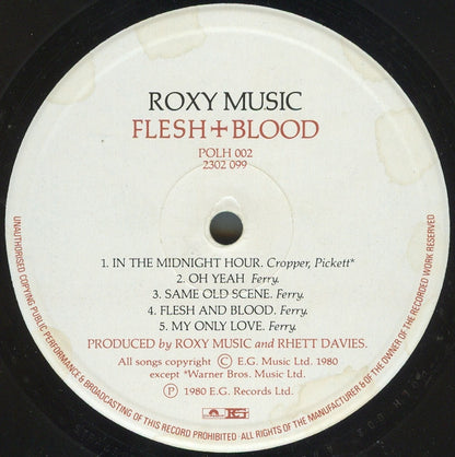 Roxy Music : Flesh + Blood (LP, Album)