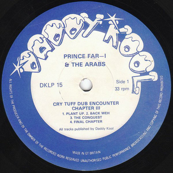 Prince Far I & The Arabs : Cry Tuff Dub Encounter Chapter III (LP, Album, RE)