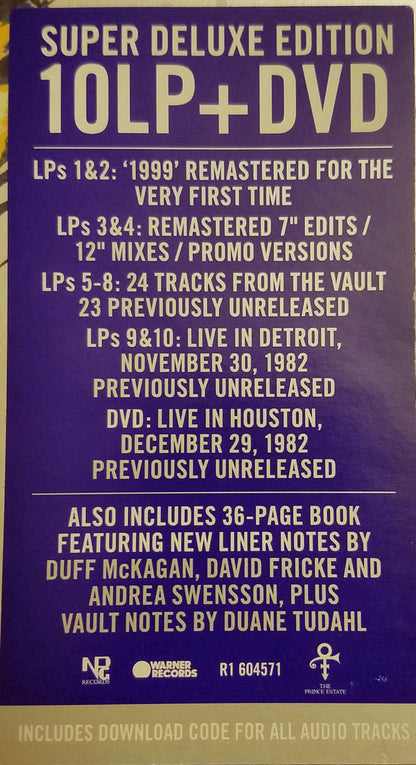 Prince : 1999 (2xLP, Album, RE, RM, 180 + 2xLP, Comp, RE, RM, 180)