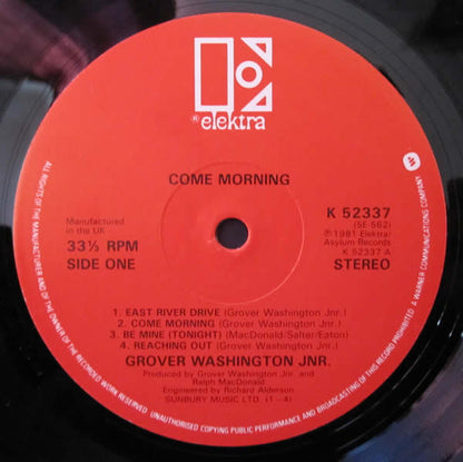 Grover Washington, Jr. : Come Morning (LP, Album)