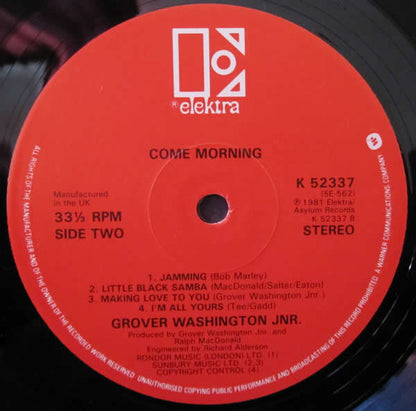 Grover Washington, Jr. : Come Morning (LP, Album)