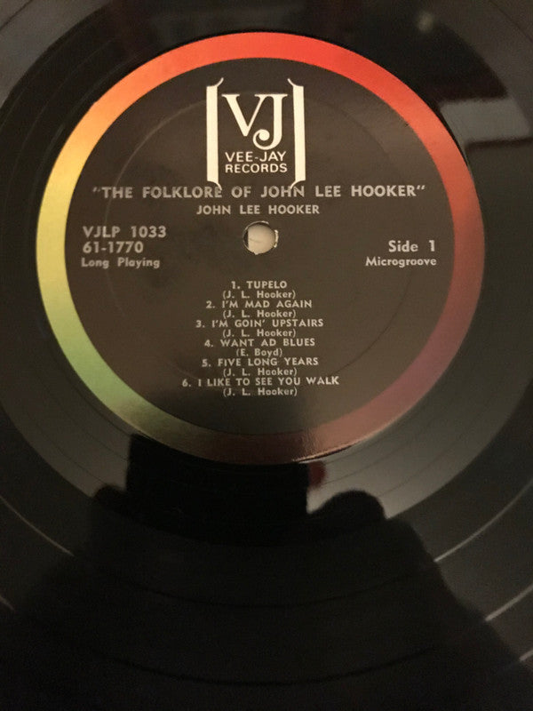 John Lee Hooker : The Folk Lore Of John Lee Hooker (LP, Album, Ste)