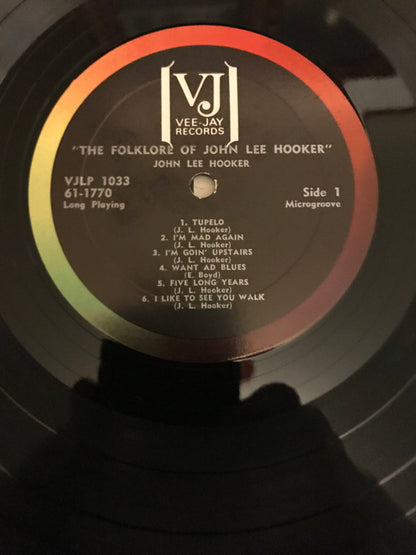 John Lee Hooker : The Folk Lore Of John Lee Hooker (LP, Album, Ste)